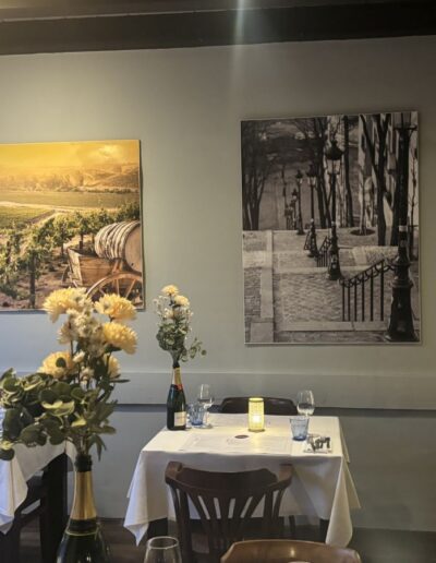 Interieur van Bistro Vieux in Hilversum